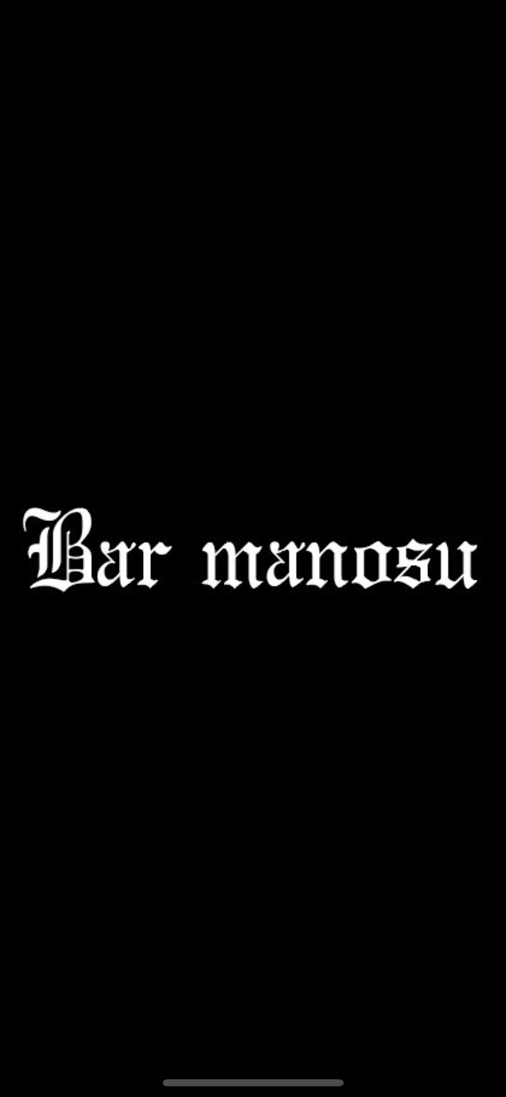 Bar manosu